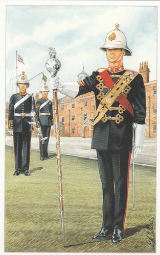 Vintage royal marines drum - royal,