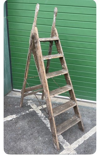 Vintage step rung wooden - vintage,