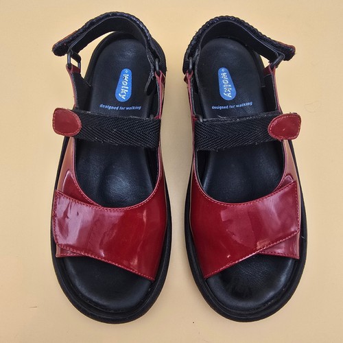 Wolky red patent leather - red,