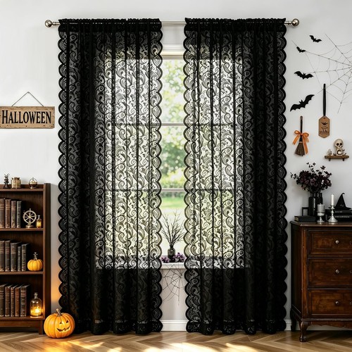 Bujasso black lace sheer - bujasso,