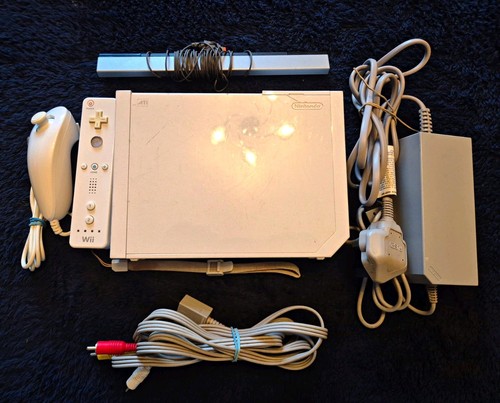 Nintendo wii rvl 001 white - wii,