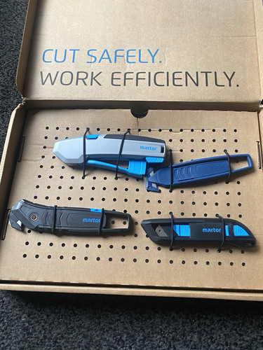 Martor safety cutter set 4pc - cutter,