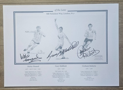 Signed print spurs players - by,