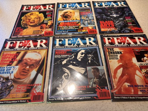 Fear magazine x33 issues - magazine,