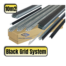 10m2 Black Suspended Ceiling