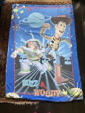 2000s Toy Story Single Bed Duvet Cover Woody And Buzz Blue