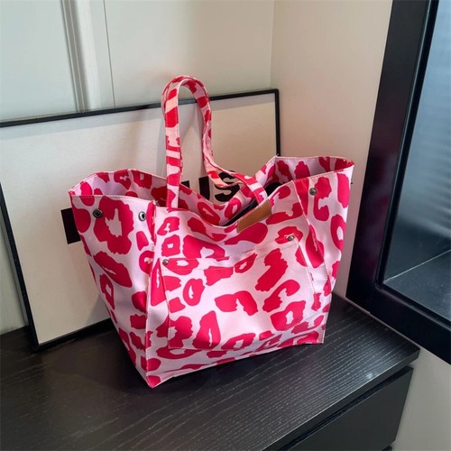 Oversized tote bags leopard - oversized,