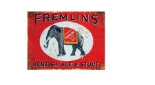 FREMLINS ALE Retro Look Metal