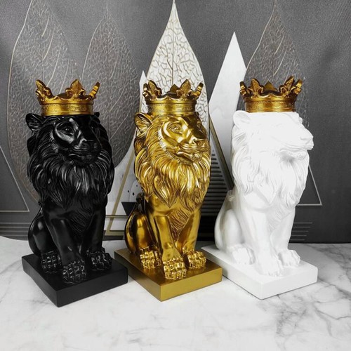 Lion statue animal figurine - statue,