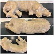 Latex mould for making this Large Carved effect dog figure