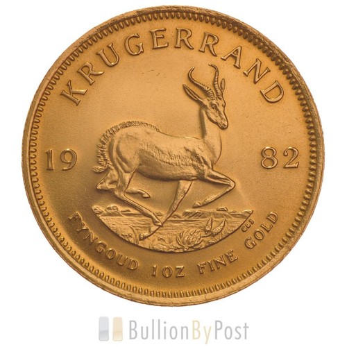 1982 krugerrand gold - krugerrand, coin