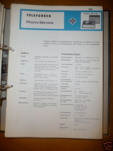 Service manual telefunken - manual,