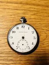 Antique 1920s TAVANNES WATCH CO Small Men’s Swiss Pocket Watch
