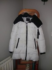 Steve Madden White Padded Coat