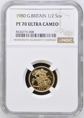 1980 gold proof half - gold,
