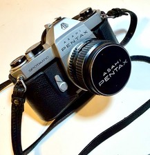 Near mint  Asahi Pentax Spotmatic II  vintage Film Camera , case, 55mm F1.8 Lens