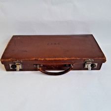 Masonic Leather Half Case And Masonic Sash.