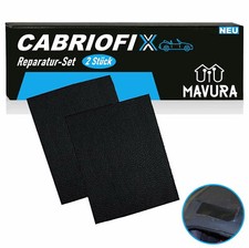 CABRIOFIX convertible roof repair kit hood self-adhesive all brands 2 x black