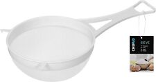 Chef Aid 18cm Plastic Strainer Sieve Baking Rinse Salad Vegetables Nylon Mesh 7"