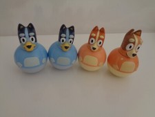 bluey weebles figures x 4