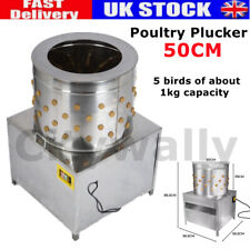 UK Poultry Plucker Machine Chicken Bird Defeather Plucking 50cm Stainless Steel