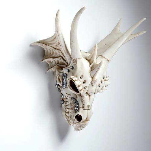 Dragon skull gothic wall - dragon,