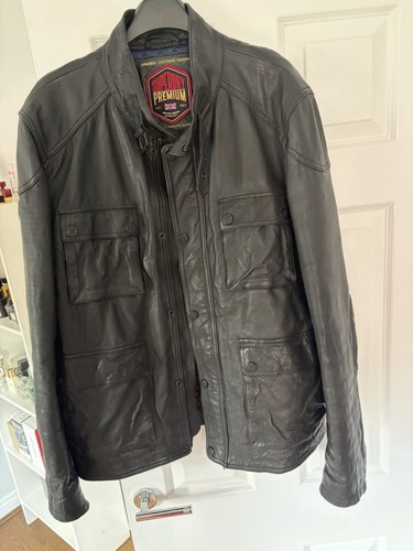 Superdry men leather jacket - superdry, men's