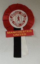MANCHESTER UNITED FOOTBALL CLUB ROSETTE