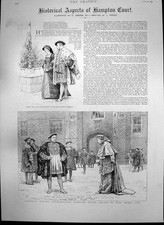 Old Antique Print Islington