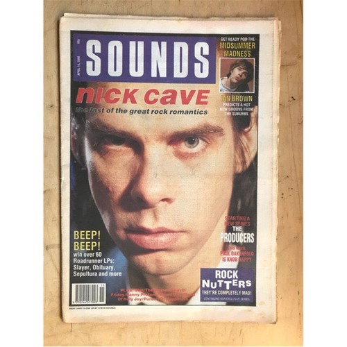 Nick cave sounds magazine - magazine, apr