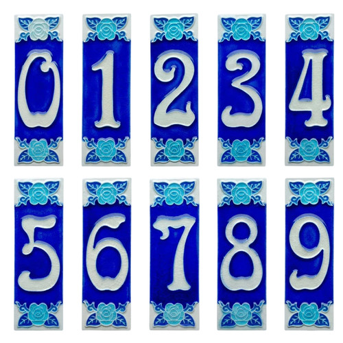 Sapphire rose ceramic house - rose,