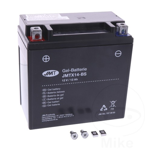 Jmt battery ytx14 gel - battery, 1pc