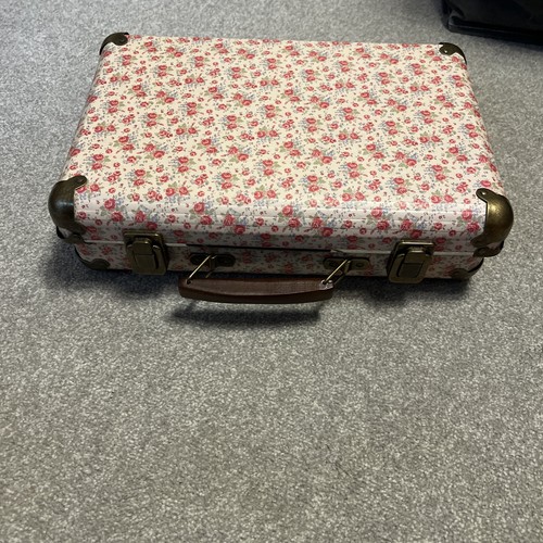 Vintage decorative suitcase - vintage,