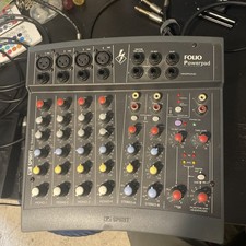 Soundcraft Spirit Folio Powerpad Powered Mixer - Tested Working