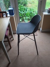 john lewis whistler bar stool, metal frame, padded seat rrp £129, Victoria.