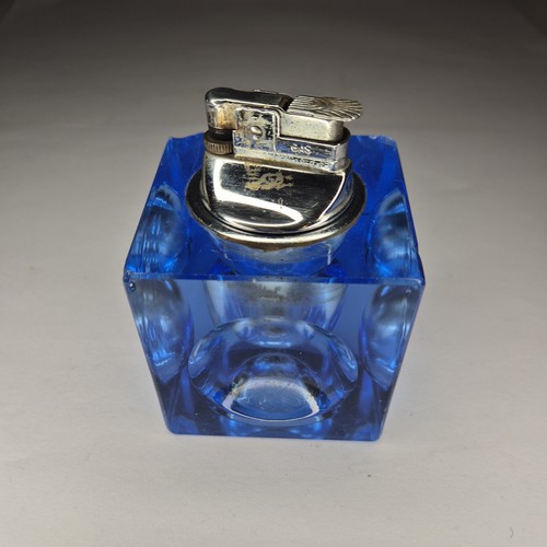 1970s blue ice - cube, murano