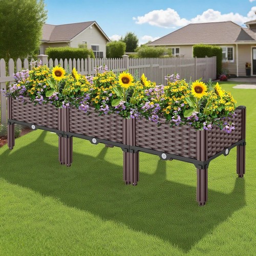 Raised garden bed - garden,