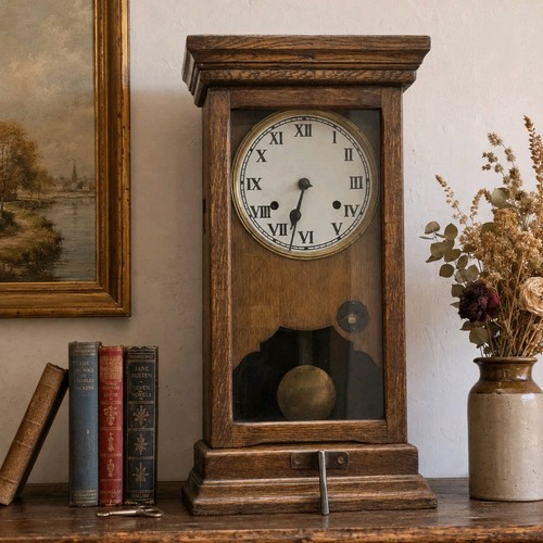 Antique oak factory office - antique, /