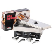 Abu ® Garcia Stainless Steel Fish Smoker / Cooker With 2 Burners- 1203514 * 2025