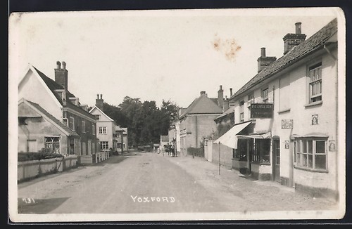 Postcard yoxford street - postcard, yoxford,