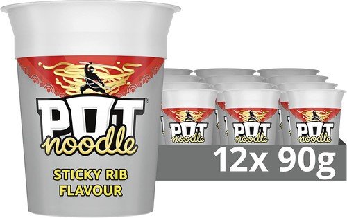 Pot noodle sticky - pot,