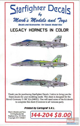 Sfd144204 144 starfighter - 1:144,