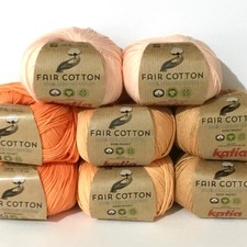 8 x 50grms KATIA FAIR COTTON