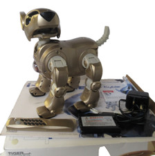 I-Cybie Robot Dog Gold Retro Toy  - 100% Complete & Working - RETRO & RARE