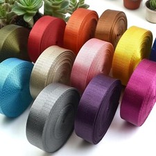 5M Nylon Webbing Strap Belt 20-50mm for Bags, Dog Collars, Sewing & Crafts