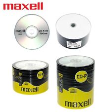 Maxell CD-R Recordable Blank CD / CD-RW Discs 700MB 52x 80min various pack lot