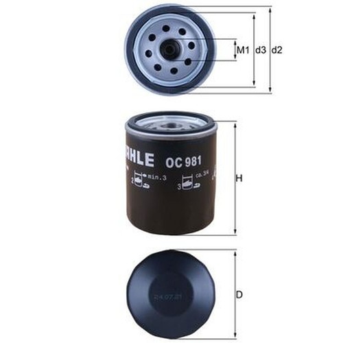 Oil filter for - jeep, grand