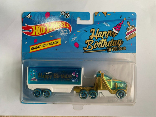 2018 hotwheels happy birthday - 2018,