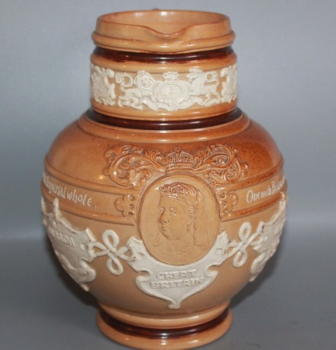Antique doulton lambeth queen - doulton,