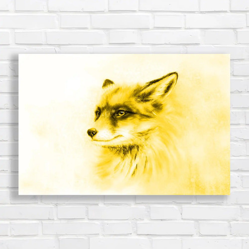 Wild fox aquarelle stunning - fox,